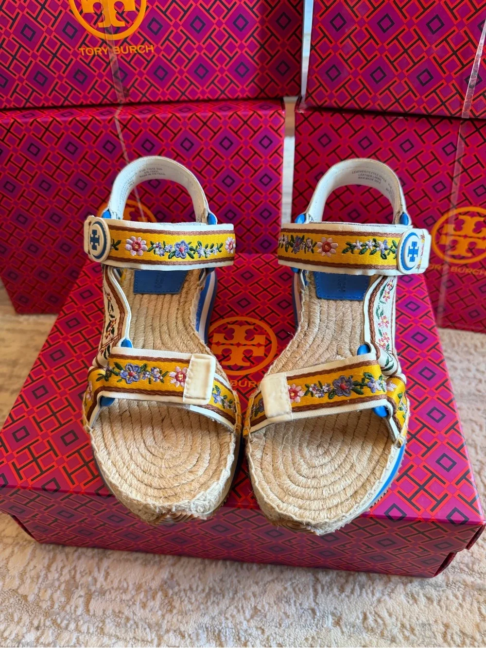 Tory Burch Daisy Sport Two- Band Sandals
